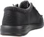 Hey Dude Paul Classic Heren Zwart Leer Sneakers Maat 41
