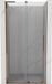Mexen Velar L porte de douche coulissante 120 cm, transparent, or rose