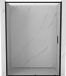 Mexen Exo porte de douche coulissante 145 cm, verre transparent, finition noire