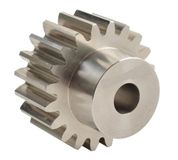 RS PRO Stalen voorwiel 20 tanden/module 1, cirkeldiameter 20 mm, naaf Ø 16 mm/boring 8 mm