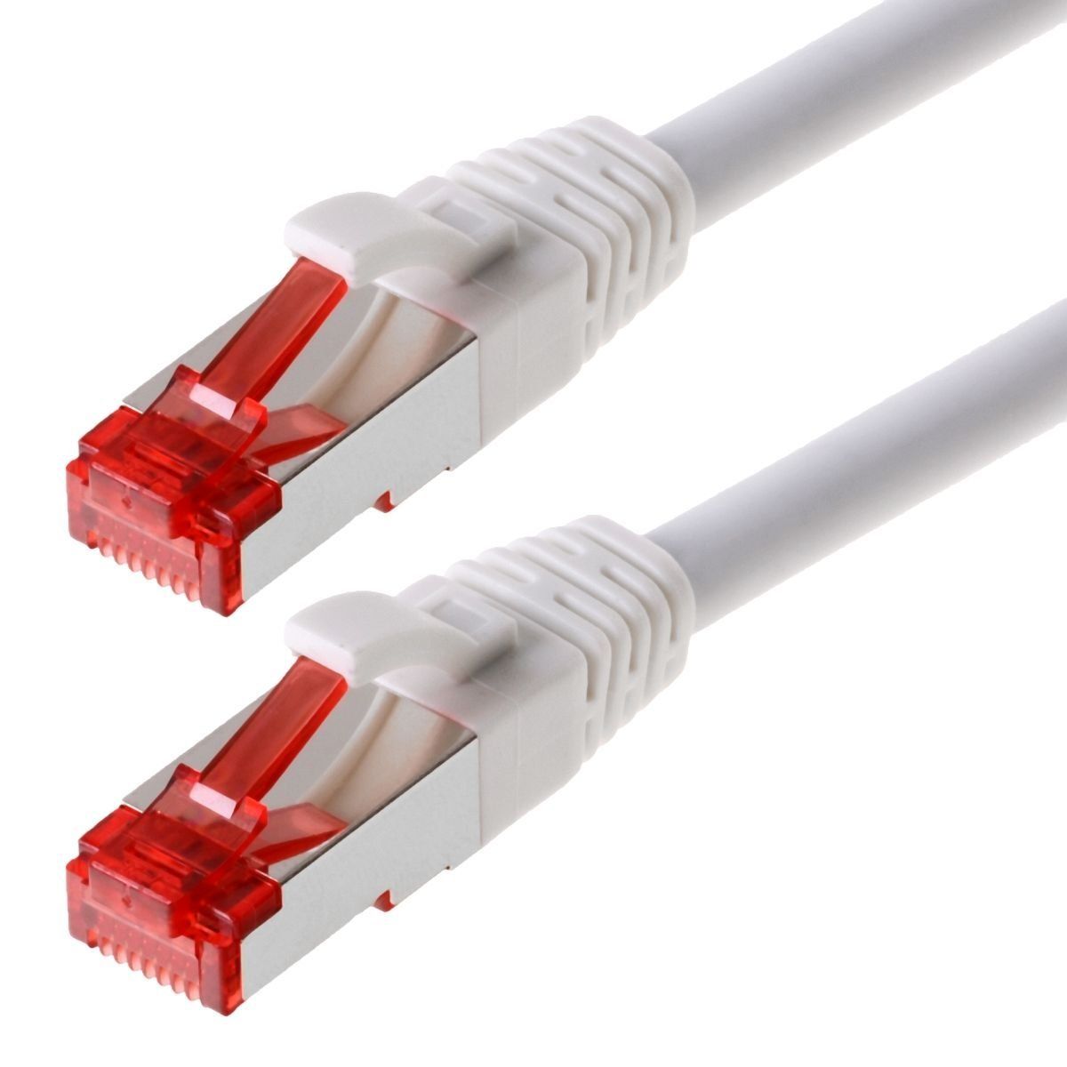 Helos CAT6 S/FTP (PIMF) Netwerkkabel - Wit, 20m
