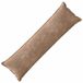 vidaXL - Taie d'oreiller - BOIS - Marron - 40 x 145 cm - Tissu chenille