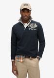 Superdry Athletic rugby top Heren Tops Eclipse Navy XL
