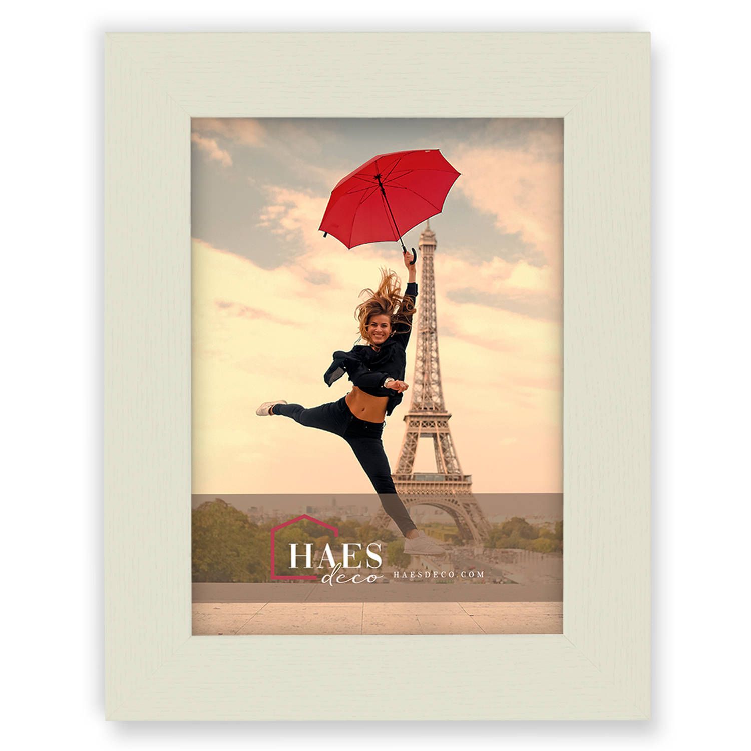 HAES deco - Houten fotolijst Paris wit 20x25 - sp001203