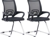 CLP Eureka Set van 2 Stoelen zwart