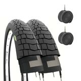 ECOVELO 2 banden 20 x 1,95 (50-406) + fietsbanden voor BMX Road City Bike kinderen