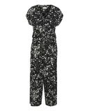 Kaffe Jumpsuit 'Beathe' zwart / wit
