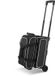 Latios Sac de bowling pour 2 boules - Trolley - Roues doubles - Compartiment à chaussures séparé - Compartiment pour accessoires extra large - Poignée extensible jusqu'à 105 cm - Noir/Blanc