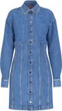 Guess Dames denim jurk Miria Blauw XL
