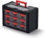 Kistenberg Multicase Cargo - Gereedschapsorganizer - Zwart/Rood - 9 Laden