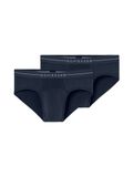 Schiesser 2PACK Rio-Slip Cotton Flex Heren Onderbroek Donkerblauw