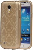 Best Cases Goud Brocant TPU back case cover hoesje voor Samsung Galaxy S4 Mini - 8718883805644