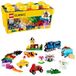 LEGO Classic Creatieve medium Opbergdoos met Kleurrijke Stenen, Wielen en Ramen, Origineel Cadeau voor Jongens of Meisjes vanaf 4 Jaar, Creatieve Hobby voor Kinderen 10696