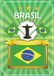 Bellatio Decorations Poster Brasil - Brazilie - A2 formaat - 59 x 42 cm - papier - landen versiering