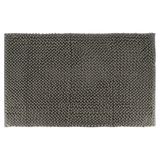 Tendance Badmat microfiber - bolletjes - grijs - 50 x 80 cm