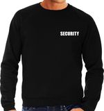 Bellatio Decorations Shoppartners Bv Security tekst sweater - werkkleding trui - zwart - voor heren - bedrijfskleding - 2 zijdige bedrukking - beveiliging - beveiliger XXL