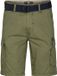 Petrol Industries Heren Twill shorts Overdrive Groen Maat S