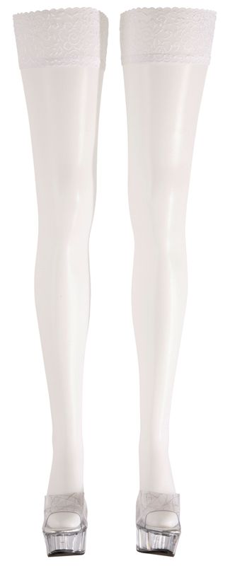 Cottelli Collection Verleidelijke witte hold ups Maat 1