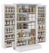 Relaxdays Voorraadkast met deuren - 103,5 x 60 x 30 cm - wit