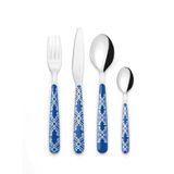 Guzzini - FUSION Set van 24 bestek - Mediterraans Blauw - 28195076