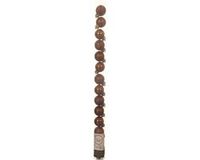 Kaemingk B.V. 14x stuks mini kunstkerstballen kaneel bruin 3 cm - glans/mat/glitter - Kerstboomversiering