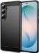 Techsuit Hoesje geschikt voor Samsung Galaxy S26 Plus - Carbon Silicone Back Cover - Zwart