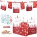 Merkloos / Sans marque Adventskalender om te vullen met 24 geschenktassen en accessoires
