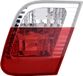 Set AutoStyle Set Binnenste Achterlichten (klep) passend voor BMW 3-Serie E46 Sedan 2002-2005 - Wit/Rood