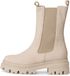 Tamaris - Dames - Laarzen - Beige - Leer - Maat 40