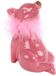 Merkloos / Sans marque Merkloos Spaarpot varken Lady roze aardewerk