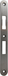 ASSA ABLOY n6001 sluitplaat | rvs 24x235x3mm lip 40mm afgerond| dr 1+2+3+4 - 10049721