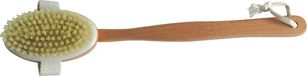 MSV Bad/douche scrub borstel - hout - 42 cm - ophanglus - afneembare borstel