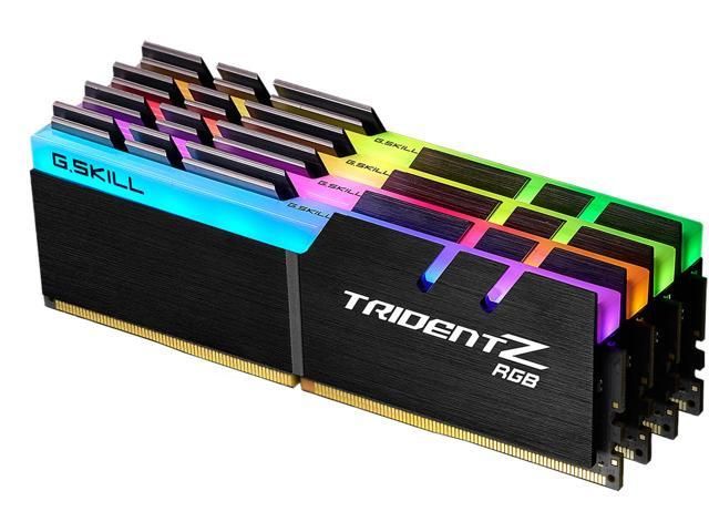 G.Skill Trident Z RGB (For AMD) F4-3200C16Q-32GTZRX - 32GB DDR4 3200MHz