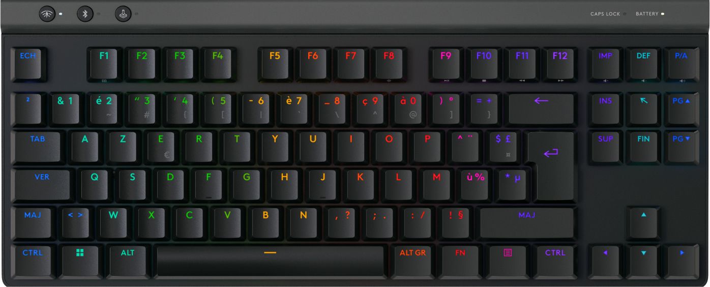 Logitech G G515 LIGHTSPEED TKL - Draadloos Gaming Toetsenbord - AZERTY Frans - Zwart