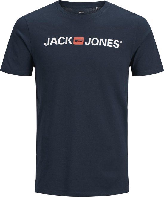JACK&JONES PLUS JJECORP LOGO TEE SS CREW NECK NOOS PS Heren T-shirt - 4XL - Donkerblauw