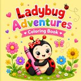 Ladybug Adventures Coloring Book: Color, Relax, and Explore with an Adorable Ladybug