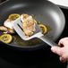 Spatule en silicone avec manche en nylon soft-touch résistant au lave-vaisselle avec fente gris
