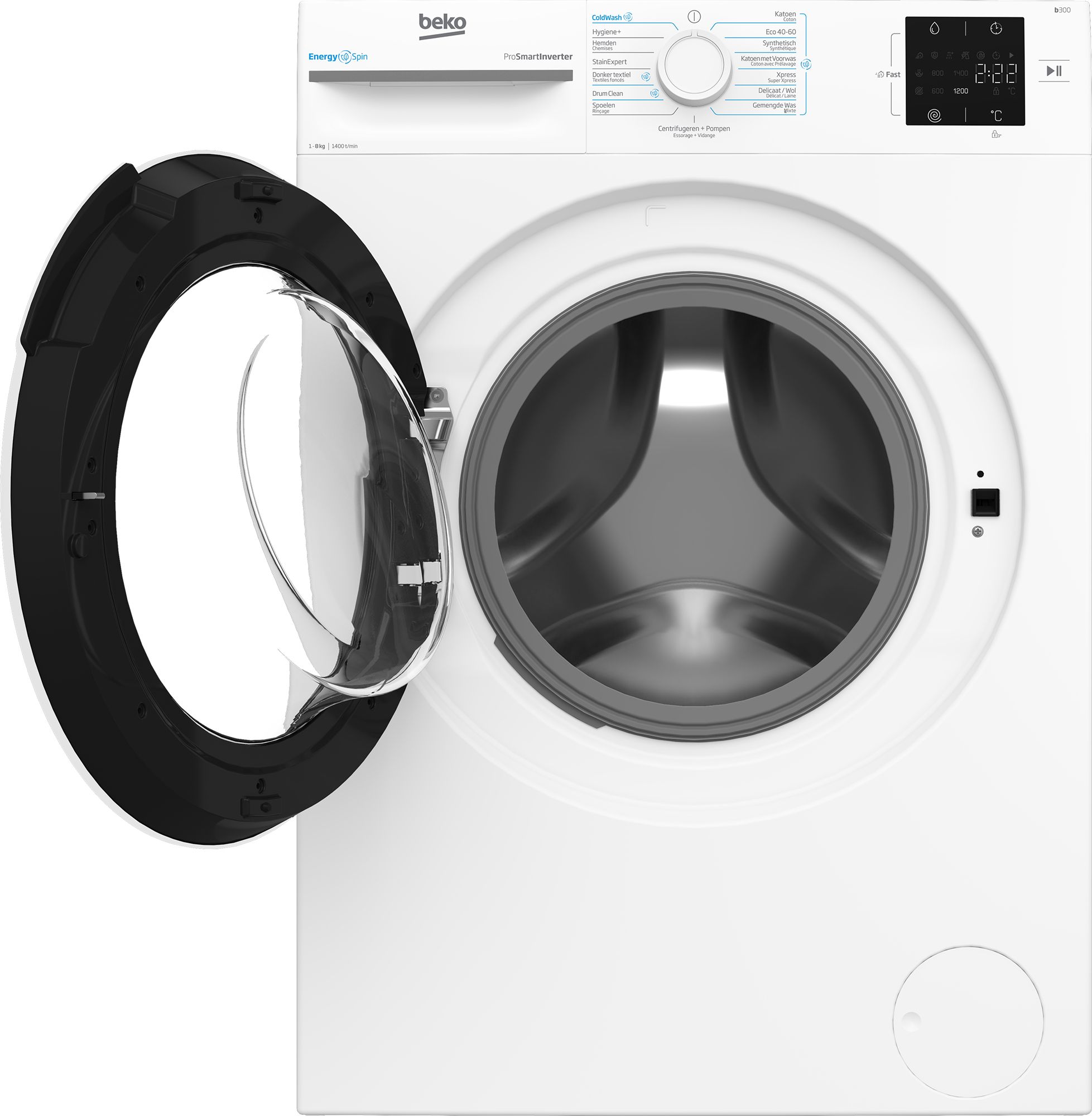 Beko BM3WFU38412CW EnergySpin