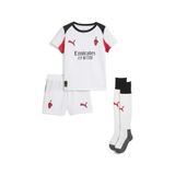 PUMA A.C. Milan Minikit Racing Away seizoen 2025/2026, T-shirt en shorts voor voetbal, officieel product, jongens, 5 jaar