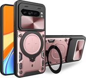 Techsuit Hoesje geschikt voor Google Pixel 9 / 9 Pro - CamGuard Pro Back Cover - Roségoud