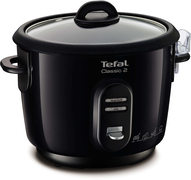 Tefal Rijstkoker classic zwart 6 kops + stoommand RK1028