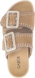 Gabor 741 Slippers - Dames - Camel - Maat 43