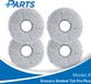 Ecovacs Deebot T20 Pro Plus Dweilpads (4 Stuks, Plus.Parts® alternatief voor 201-2425-10B0)