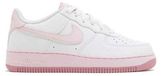 Nike Air Force 1 Low, weiß mit rosa Akzenten - EU Größe: 38.5