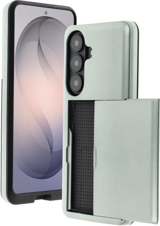 imoshion Hoesje met Pasjeshouder - Geschikt voor Samsung Galaxy S26 - Groen