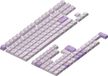 Nuphy Gem mSA double-shot PBT keycaps for mechanical keyboard, suitable for Gem80, Halo V2, Field75 V2, Airy Lilac
