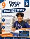 9 Florida FAST Grade 6 Math Practice Tests: Standards-Aligned Sun-Bright Test Stamina for Florida Assessment of Student Thinking