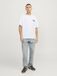 JACK&JONES JORTOAST TEE SS CREW NECK TG LN T-shirt Homme L Coton Blanc