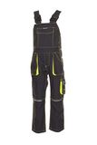 Planam Basalt Kids tuinbroek heren Tuinbroek "Junior", maat 98/104, antraciet/geel (1-Pack)
