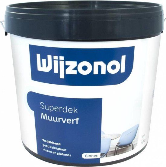 Wijzonol Superdek Wit - 5000 ml Mat